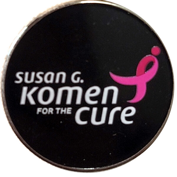 Custom Golf Ball Markers For Susan R. Komen Charity tournament