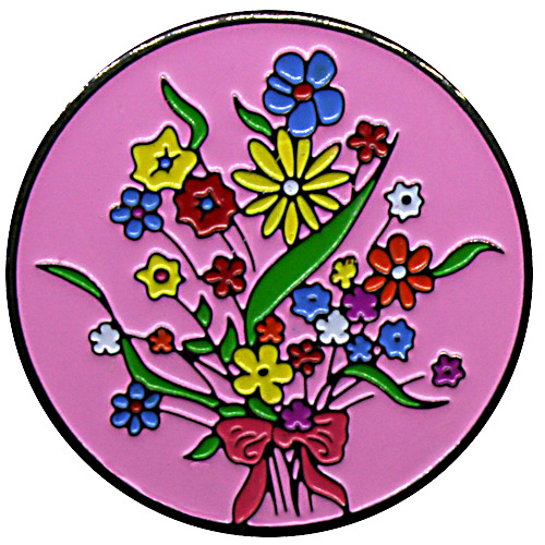 Mother's Day Flowers Ball Marker