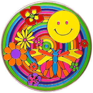 Spring Fun Peace Love Golf Ball Marker