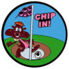 Chip In Ball Marker with crystals