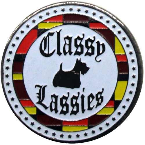 Classy Lassies (Yellow) Ball Marker