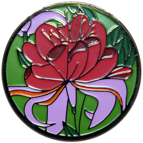 Fuchsia Golf Ball Marker