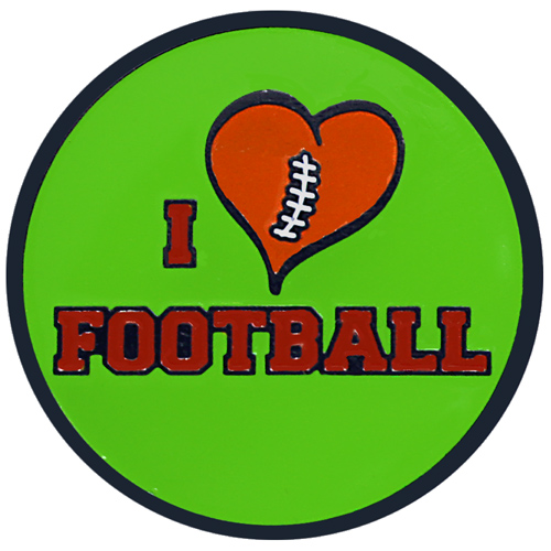 I love football ball marker