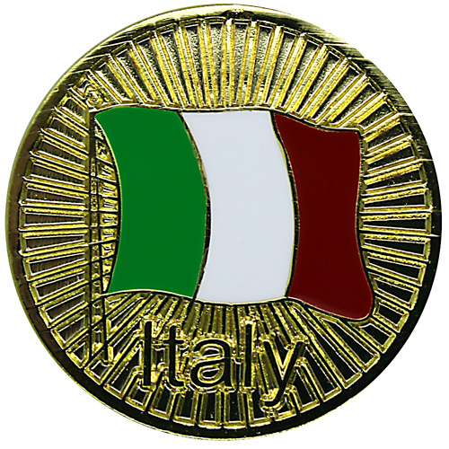 Italy (Gold) ball marker