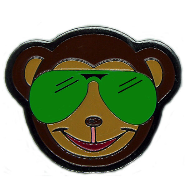 Monkey Green Glasses Ball marker