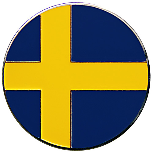 Swedish Flag ball marker