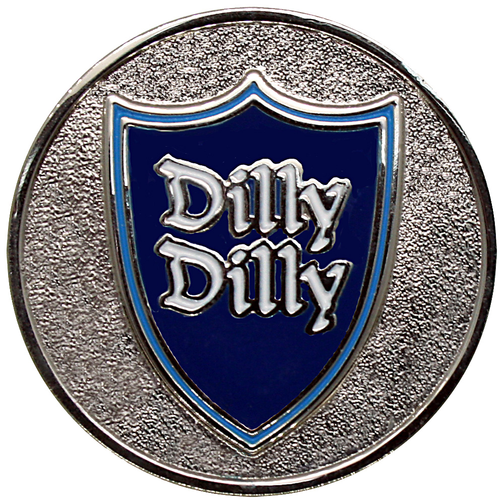 Dilly dilly round golf ball marker