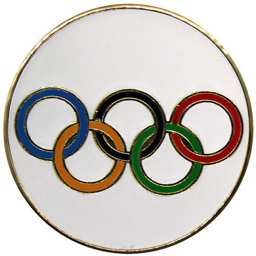 Olympic Rings ball marker