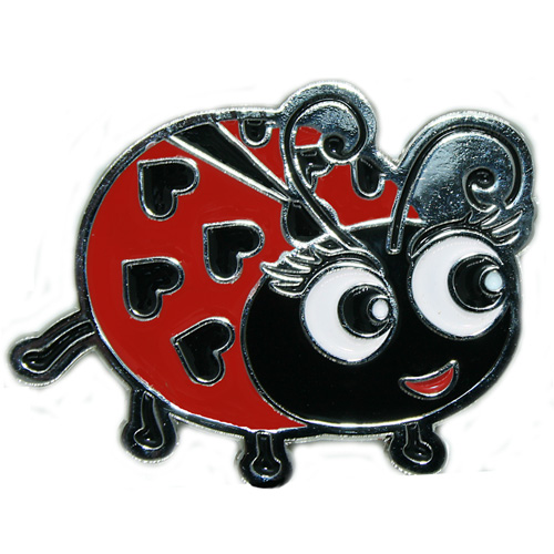 Ladybug ball marker