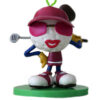 a figurine of a golf ball