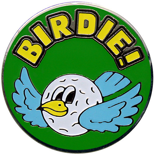 Birdie Blue Ball Marker