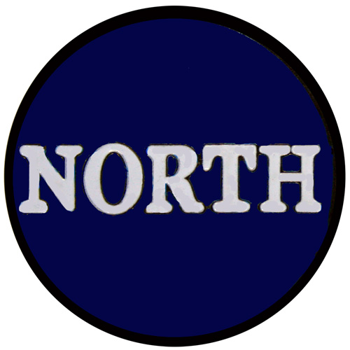 North golf ball marker