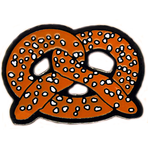 Pretzel Golf ball marker