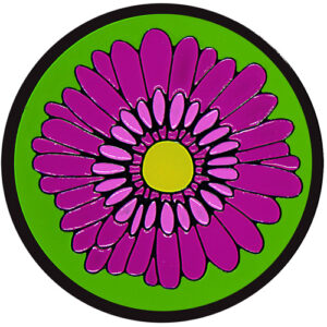 Purple Daisy Ball Marker