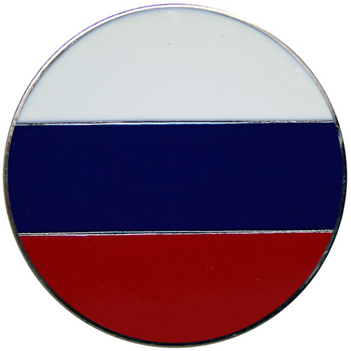 Russian Flag golf ball marker