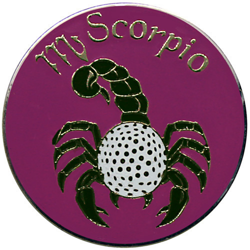 Scorpio zodiac ball marker