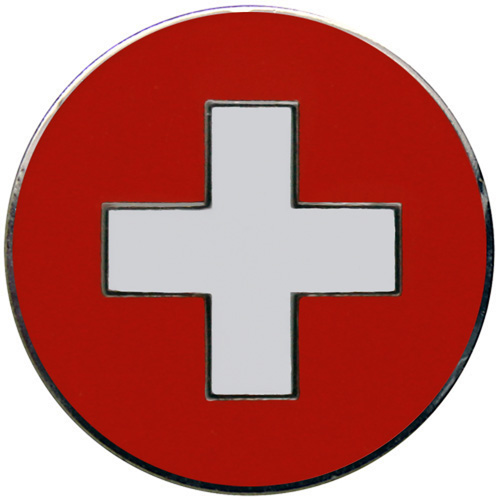 Swiss Flag Ball Marker