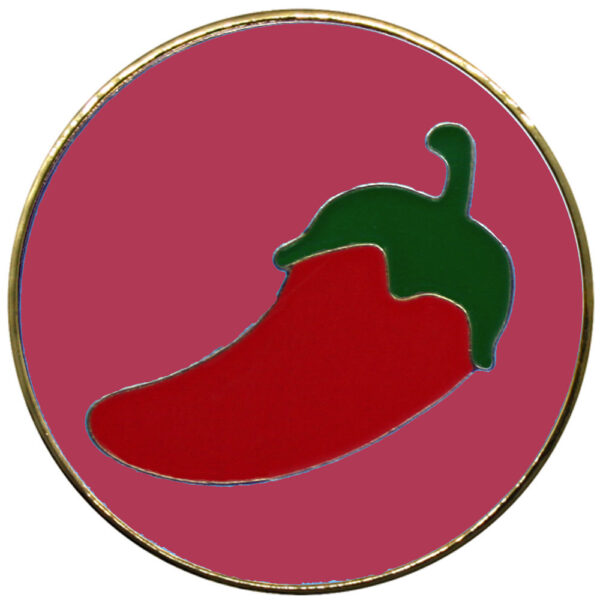 Chili Pepper with Pink BG ball marker