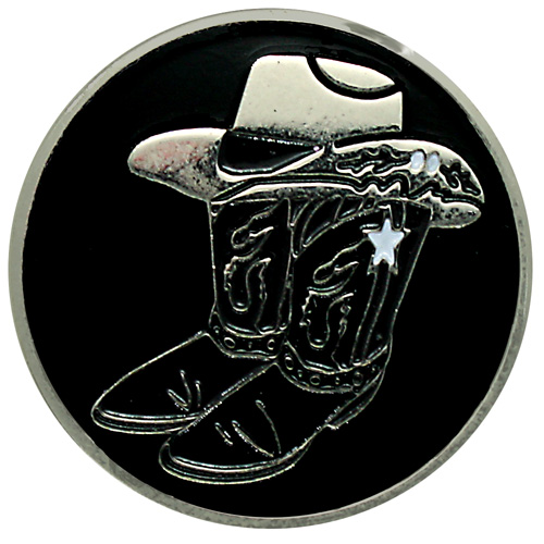 Cowboy Hat and Boots golf ball marker