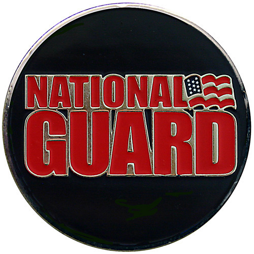 National Guard golf ball marker