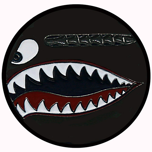 Air Force Shark golf ball marker