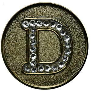 Swarovski Initial D ball marker