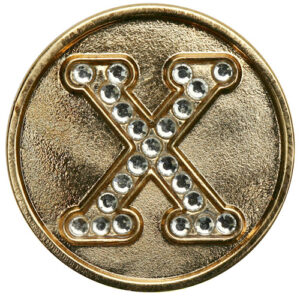 Swarovski X Initial golf ball marker