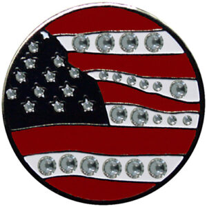 Swarovski Stars and Stripes ball marker