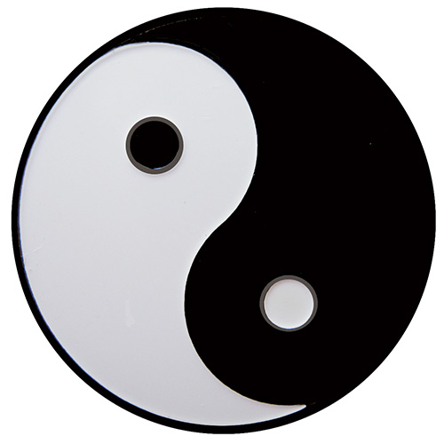 Yin Yang golf ball marker