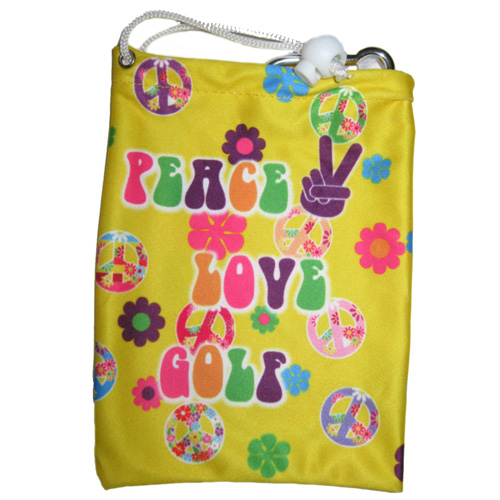 Peace Love Golf Tee Bag