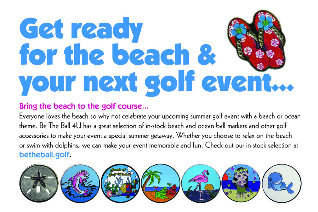 Beach & Ocean themed golf accessories